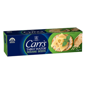 Carrs Table Water Crackers Baked with Toasted Sesame Seeds
