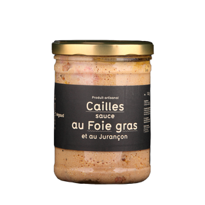 Cailles Sauce Au Foie Gras Et Au Jurançon