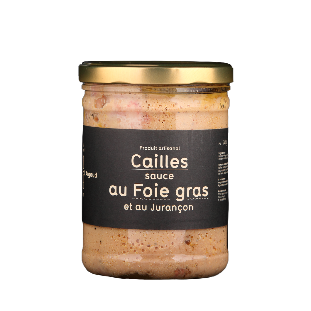 Cailles Sauce Au Foie Gras Et Au Jurançon